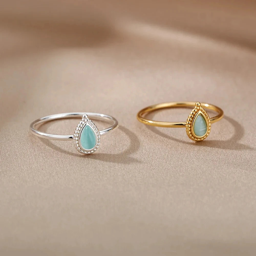 טבעת טיפת מים אופל